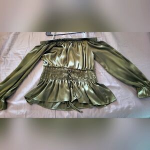 Green Fairycore/Cottagecore Shirt